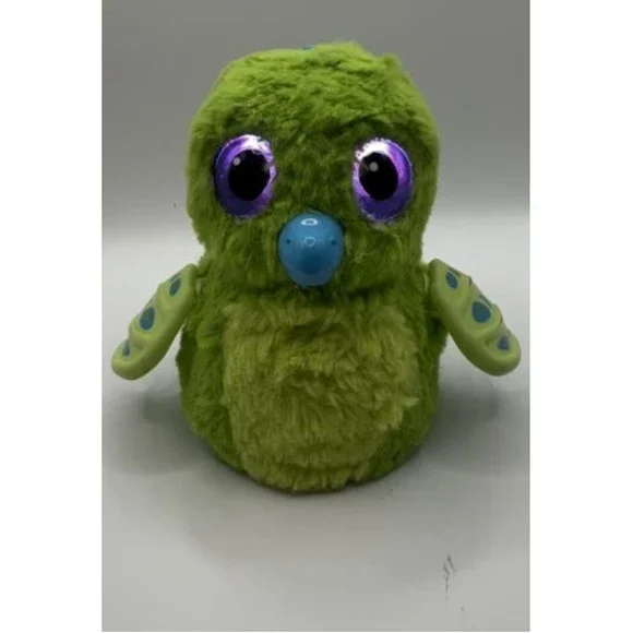 Hatchimals Draggle Green Dragon Electronic Interactive Plush Toy Spin Master
